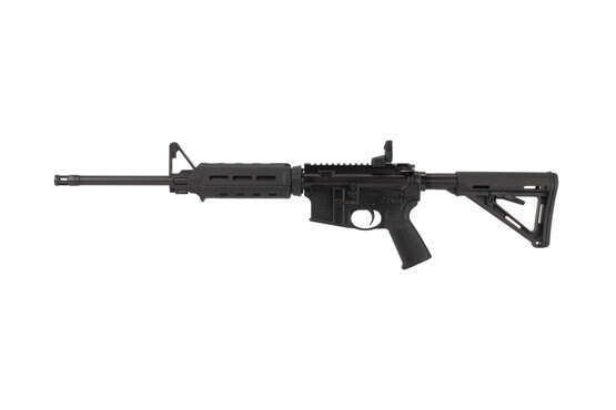 Ruger 8515 carbine length AR-15 includes Rapid Deploy rear sight and F-height front sight block